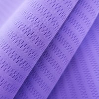 Tissu Scuba 100% Polyester Couleur Unie 58/60" 280GSM Certifié OEKO-TEX Tissu Extensible pour Utilisation Automobile Anti-Bactérien Respirant