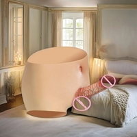Jouet sexuel masculin en silicone Netphi D014, souple, 100% étanche, kit de harnais à porter, godemiché creux réaliste, 190g