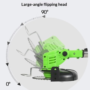 Mini Cortacésped Recargable con Batería de Litio, Desbrozadora Agrícola Multifuncional, Recortadora de Jardín Doméstica S-146, Diseño Plegable - Product Image 4