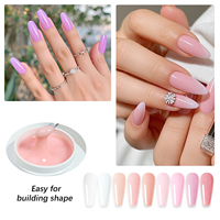 FZANEST nouveau Design 14 couleurs Gel de construction solide Extension de Gel d'ongle constructeur de Gel d'ongle transparent longue durée