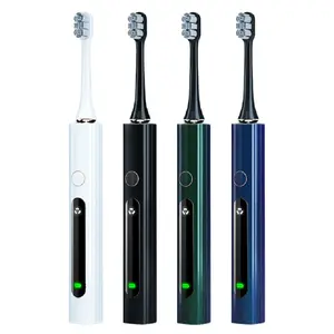 Dupont Adult Sonic Rechargeable Electric Toothbrush Waterproof With 2Pcs Dupont Heads