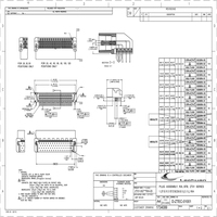 Connecteur mâle d'angle droit LECHUAN 68 broches 1,27 mm à contact en cuivre, boîtier en nylon, pour carte PCB, 250V 3A, modèle BTB-P-M-68P-RA