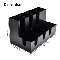 Organisateur de station à café, support de bar à café sans BPA, porte-condiments, rangement pour bureau, salle de pause, cuisine, maison