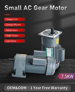 มอเตอร์ไฟฟ้ากระแสสลับแบบแนวตั้งและแนวนอน 3 เฟส 220v 380v กำลัง 7500w 10 แรงม้า ราคาแข่งขัน - Product Image 3