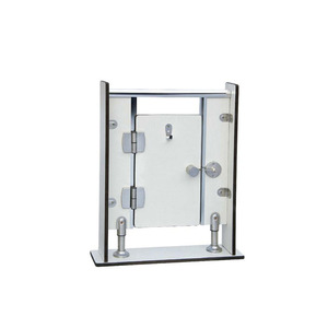 Conector de Acero Inoxidable para Mamparas de Baño, Montaje en Pared, Redondo, Duradero, Accesorio de Ferretería para Baños Públicos - Product Image 4