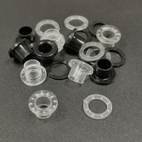 Œillet en plastique transparent PP à prix d'usine pour tissu et cuir