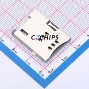 C7059-02 SIM Card Connector SMD Connector Self-Return Type 2.2mm - Product Image 1