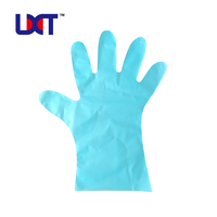 Gants jetables en TPE résistants à la chaleur, imperméables, écologiques, d'épaisseur moyenne, flexibles, à texture lisse pour le nettoyage et l'utilisation en cuisine