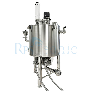Homogeneizador ultrasónico industrial Procesador de líquidos Máquina de cavitación ultrasónica para extracción de hongos con tanque de 50L - Product Image 1