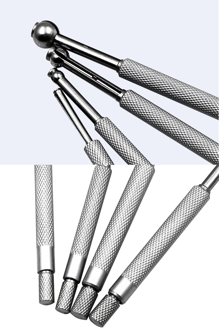 GALPADA Lot De 4 Jauges Télescopiques à Bille Complète – 3-14 Mm – Outil De Mesure Alésage Précis Avec Boîte De Rangement