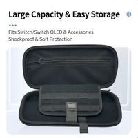 Étui de transport rigide EVA pour Switch OLED, antichoc, grande capacité, sac de rangement pour accessoires de console de jeu, OEM, vente en gros personnalisée