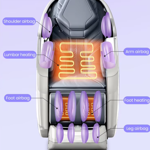 Fabbrica a basso prezzo sedia da massaggio sport Relax muscolare Full-body Shiatsu a gravità zero sedia da massaggio con calore - Product Image 2