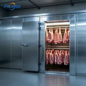 Refroidisseur évaporatif préfabriqué en acier inoxydable Chambre Froide Morgue Congélateur avec portes à fermeture automatique et éclairage LED - Product Image 3