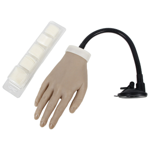 มือฝึกทำเล็บซิลิโคนเนื้อนุ่ม Zeal Shine แบบมีข้อต่อภายใน ทำจากมือจริงของผู้หญิง - Product Image 3