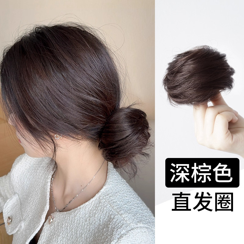 Tous les vrais cheveux [lisseur] brun foncé