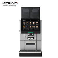 Machine à café commerciale à double chaudière Jetinno JL38B avec système de mousse de lait fraîche chaude et froide pour sirops aromatisés