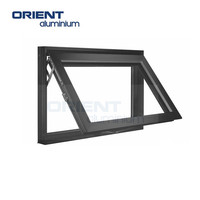 Ventanas de la casa pasiva de triple panel de aluminio con rotura de puente termico