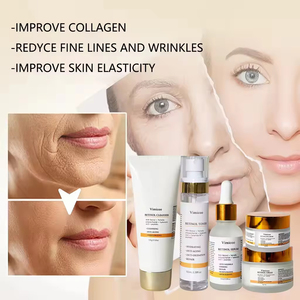 Set de Cuidado Facial con Retinol y Logotipo Personalizado, Blanqueador, Hidratante, Antienvejecimiento, Cosméticos Veganos, Belleza Orgánica, <span class=keywords><strong>Kit</strong></span> de Cuidado Facial <span class=keywords><strong>Coreano</strong></span> - Product Image 2