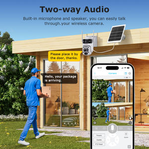 SECTEC 6MP 20X Zoom 4G SIM Caméra à énergie solaire Systèmes de surveillance à double objectif Caméra réseau solaire Ptz à suivi automatique de taille mini - Product Image 6