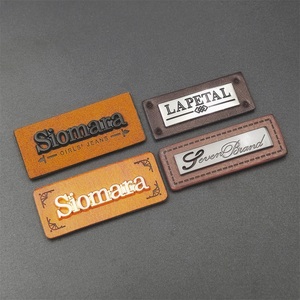 Etichette in PU di Alta Qualità per Giacche in Denim con Stampa in Rilievo, Patch Personalizzate in Metallo e Pelle per Abbigliamento - Product Image 5