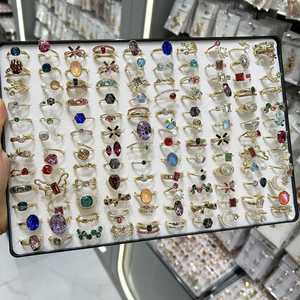 Nhẫn mạ vàng 14K 18K bán buôn bán lẻ Xuping, kiểu dáng trái tim, nơ, bướm thời trang, nhẫn đính hôn, nhẫn cưới dành cho nữ - Product Image 3