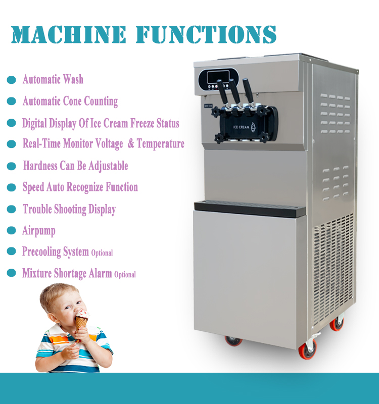 eishi  High Productivity Ice Cream Maker - XY-Z966 with Factory Prices