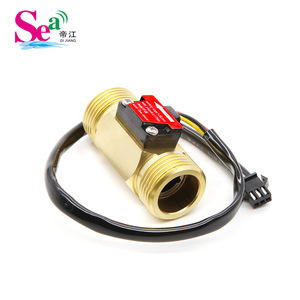 Sensor de Flujo de Agua de 6 Puntos Marca Dijiang, G3/4 B6, Turbina de Cobre, Efecto Hall, Medidor de Calentador de Agua, Detector de Agua - Product Image 3