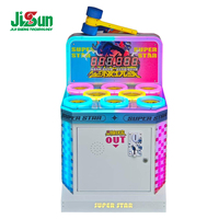 Machine de jeu Super Star Hammer Strike, design garçon anime, cabinet blanc, LED, pour centre commercial, jeu solo