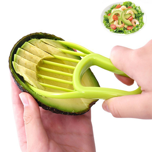 3 In 1 affettatrice per Avocado burro di karitè pelapatate taglierina separatore di polpa coltello di plastica utensili da cucina utensili da cucina - Product Image 1
