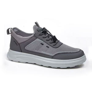 Scarpe da Jogging <span class=keywords><strong>Maschili</strong></span> con Lacci Flessibili, Comode, Antiscivolo, con Ventilazione Elegante per Passeggiate nel Campus e Sport Universitari - Product Image 2