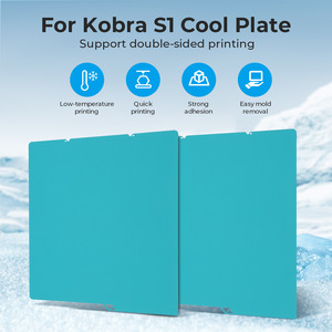 Colido แผ่นสร้างความเย็นอุณหภูมิต่ำสำหรับสำหรับ Anycubic Kobra แผ่น S1Cool 264x276มม. พื้นผิวพื้นผิว3D เตียงเครื่องพิมพ์ - Product Image 1