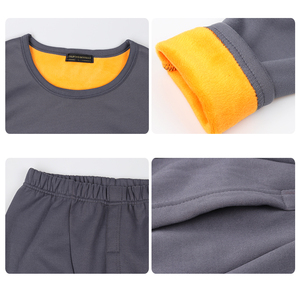 Intimo <span class=keywords><strong>termico</strong></span> da uomo in lana tuta termica da <span class=keywords><strong>donna</strong></span> invernale pantaloni da uomo spessi intimo <span class=keywords><strong>termico</strong></span> abbigliamento autunnale da <span class=keywords><strong>donna</strong></span> e lungo - Product Image 4