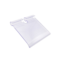 Huasso GQ-03 supermarché présentoirs 1000mm en plastique Transparent étiquettes d'étagère suspendue bandes de prix Double crochets facile