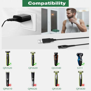 <span class=keywords><strong>Cable</strong></span> de carga USB de 4,3 V para <span class=keywords><strong>afeitadora</strong></span> <span class=keywords><strong>Philips</strong></span> A00390 One Blade QP2520 QG3340 adaptador de <span class=keywords><strong>cable</strong></span> de cargador enchufe USB de carga RQ310 RQ311 - Product Image 5