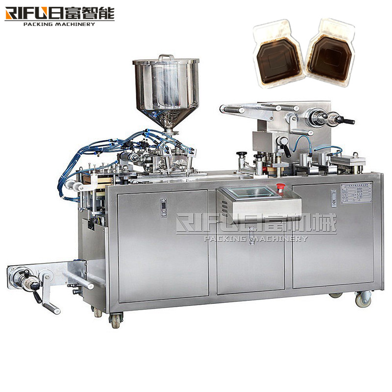 Automatic honey jam blister packaging machine