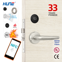 Cerradura Inteligente Antirrobo para Puerta de Hotel HUNE con Sistema de Software de Gestión, RFID, Resistente al Fuego, Diseño Innovador sin Llave