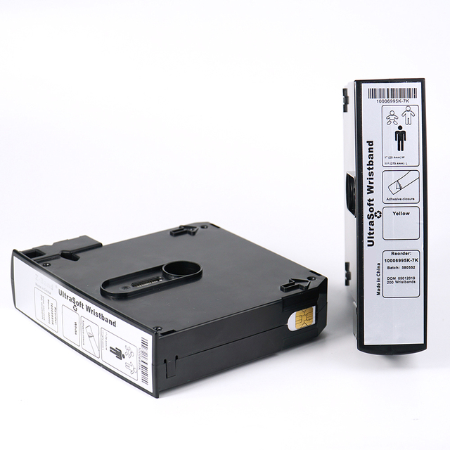 Wristband Cartridge  for Zebra ZD510 HC100  1" 10"/25mm*254mm Hospital Direct Thermal   Printer