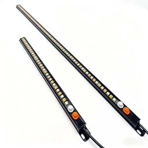 Barre lumineuse LED bicolore pour camping 12V IP67 étanche blanc ambre à intensité variable, bande rigide pour camping-car, <span class=keywords><strong>caravane</strong></span>, auvent, tout-terrain - Product Image 5
