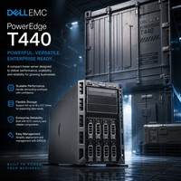 Serveur Tour Dell PowerEdge T440 Intel Xeon 32 Go-128 Go DDR4 2666/2933 MT/s RDIMM – Idéal pour les Petites Entreprises (En Stock)
