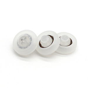 Rodillos de Polipropileno (PP) Transparentes DR Personalizados de Suministro Directo de Fábrica, Rodillo de Rodamiento de Plástico M6 - Product Image 3