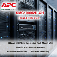 APC SMC1000I2U-CH 230V Fase Tunggal 1000VA/600W 2U Rak Sumber Daya Tanpa Interupsi MCSurge Guard untuk Router Jaringan Inti