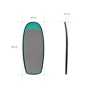 Custom Logo 105cm Lightweight Carbon Fiber Hydrofoil Surfboard Wood Grain Non-Motorized Paddle Board Bag for Ocean Water <b>Surfing</b> - Product Image 3