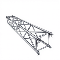 Structure de scène en treillis carré en alliage d'aluminium antirouille, capacité de charge 500 kg, installation rapide, pour événements extérieurs et cabines DJ