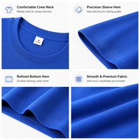 T-shirt Sportif Homme Effet Glacé 210 g/m² Séchage Rapide Vêtement de Sport Personnalisable Logo Technique Sorona Mélange Coton Respirant Performance