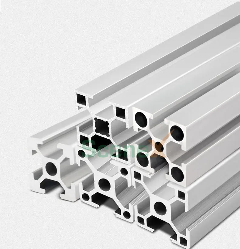 European Standard 20 30 40 Aluminum Profile 3D Printer Industrial Aluminum Profile for Aluminum frame support rails