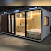 Maison préfabriquée de luxe personnalisée et élégante de style Apple pour usage résidentiel