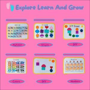 Prezzo migliore fornitura di fabbrica direttamente giocattoli Montessori in feltro scheda di apprendimento per ragazzi e ragazze regalo fatto da te come imparare a giocare - Product Image 6