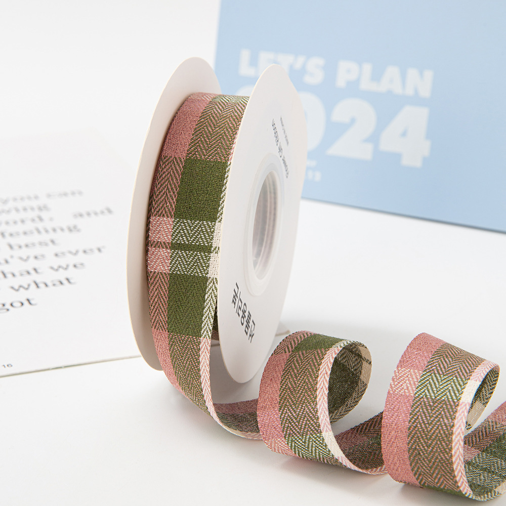 2.5cm green pink model 10 yards