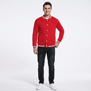 Vestes universitaires pour hommes entièrement personnalisables, fermeture à boutons recouverts, qualité supérieure, respirantes, séchage rapide, vêtements décontractés d'hiver - Product Image 1