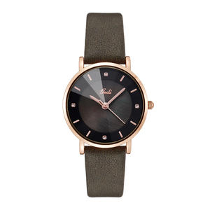 Reloj de mujer de alta gama, exquisito y elegante, con correa de cuero y diseño de cuarzo. - Product Image 5